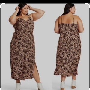 Nili Lotan x Target satin midi-dress